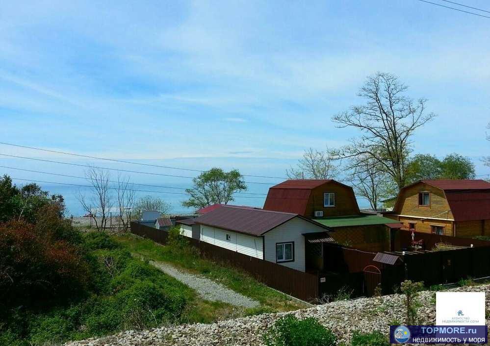 Земельный участок 10 соток, располагается на первой береговой линии, в 50м от моря. ЛПХ. Лазаревский район, поселок... - 1